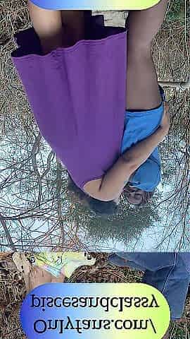 Curvy Black and Latin babe Makeout Outdoors! REAL PAIR!
