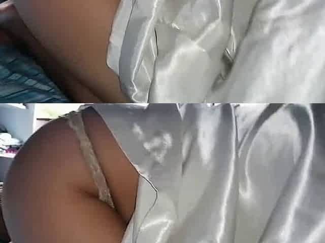 Hot Latina Babe Gives Me a Sloppy Blowjob