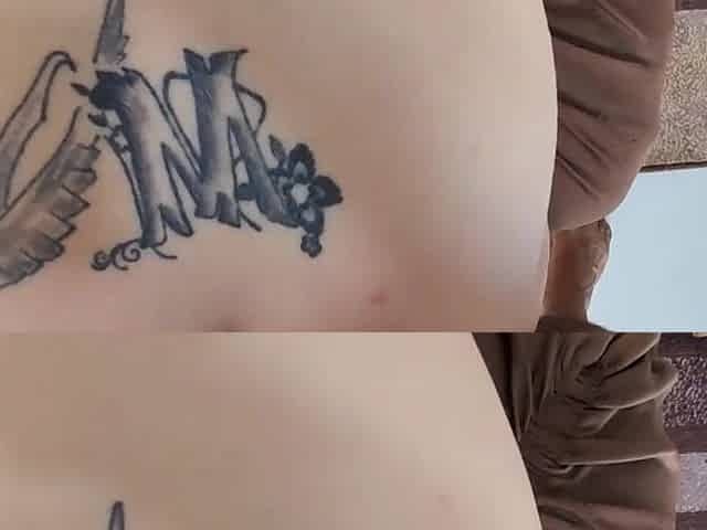Blond with large round butt full of tattoos having unfathomable anal-act of love with a lot of ejaculation
