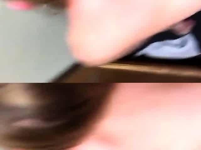 Blonde Amateur Hates Cum on Her Face