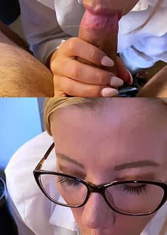 Amateur Blond Give Nice POV Blowjob