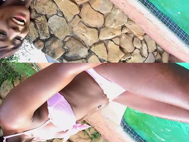 Tight Dark Skin Ebony GF Anal Riding BWC