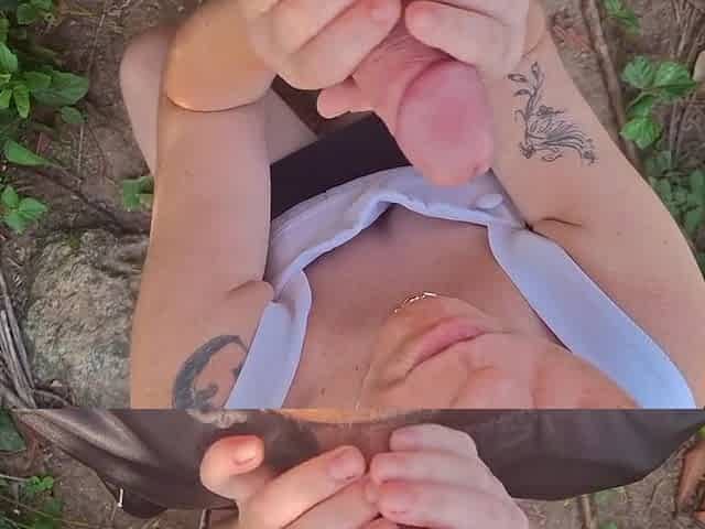 Porcelain Doll Meets A Fan On Beach
