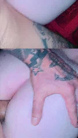 little pink bitch getting jock