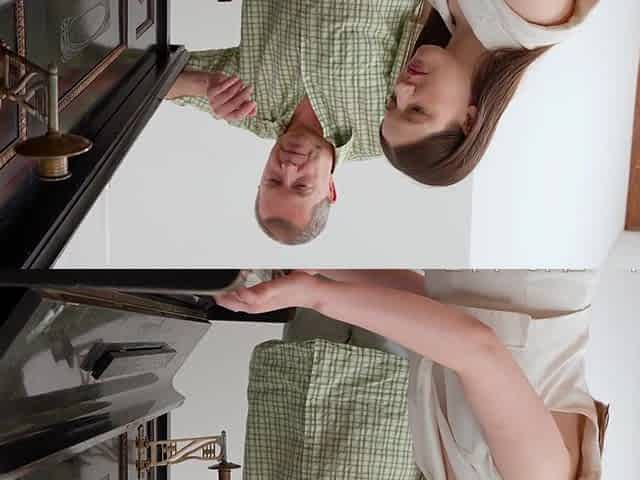 Hot teacher Margo Von Teese fucks with young couple