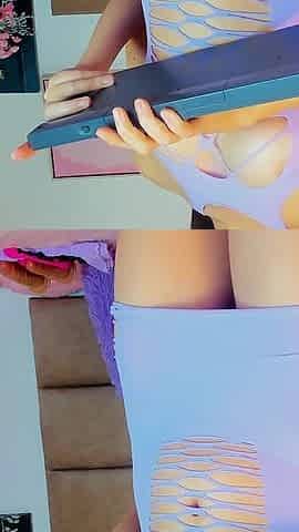 Latina with Big Tits Masturbates on Camera to Get Fucked Later