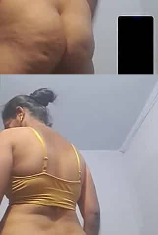 Tamil Stepaunty Enjoyed in Video Call