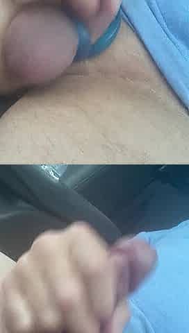 Masturbating in the car