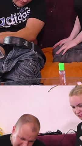 Big ass blonde gets her ass smashed hard