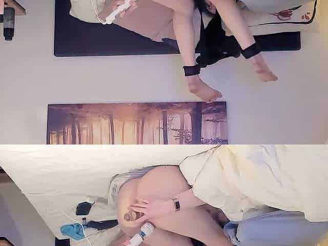 I can't cum out of smth up my booty... See me cum!
