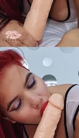 Sexy Chubby Latina Pleasures Her Pussy Until She Squirts - Savannah Watson