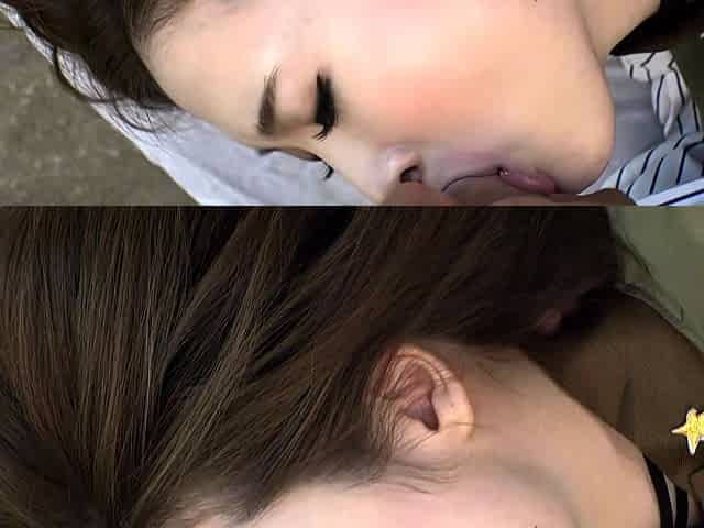 Asian japanese oriental blowjob cumload