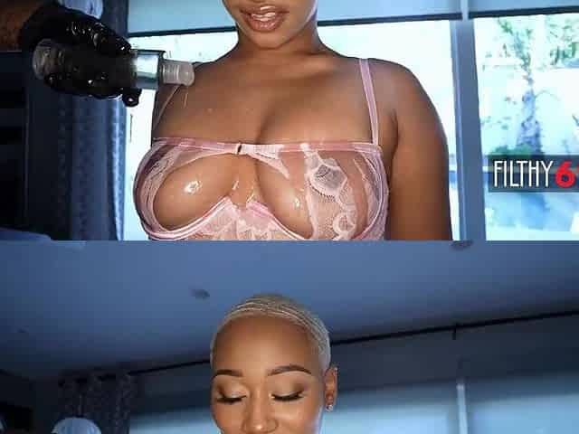Thick butt black floozy gets her cunt destroyed by a BBC