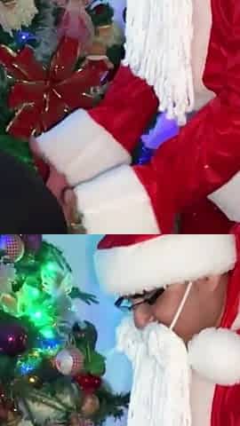 Santa Comes Down From the Fireplace and Fucks My Stepsister