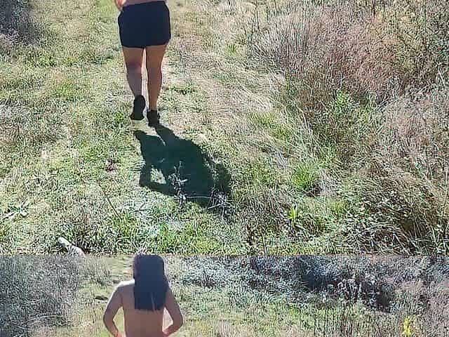 cheating with my ally's mother in the woods, outdoor public