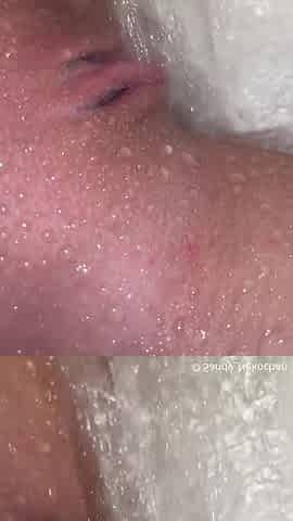 Pussy Shower Close up