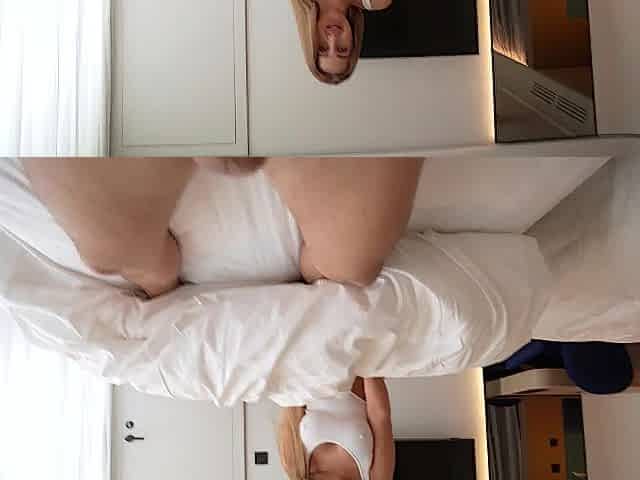 I got without the shower, and my stepbrother was already lying underneath my blanket