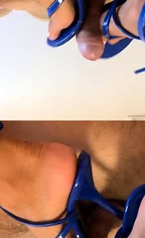 Foot fetish Handjob POV