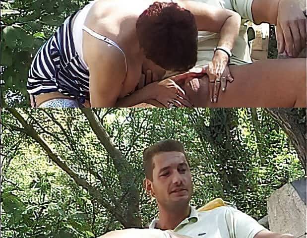 FRENCH GRANNY FUCKED BY TWO BIG DICKS - DOUBLE PENETRATION