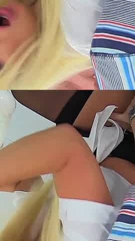 Blonde MILF Cum Slut Francessca Kitten Gets Gangbanged in the Gloryhole