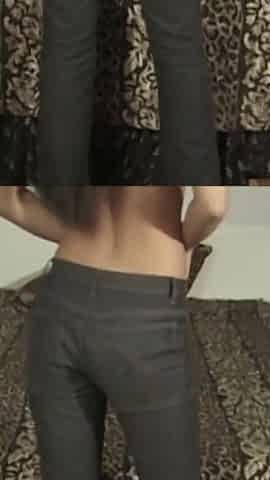 Very Pretty and Horny Latina with Dildo and Blowjob.