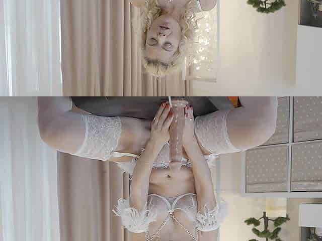 Jasmine Rouge Blonde Babe Fingers Bushy Pussy Hard