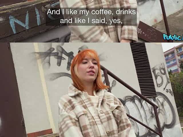 Redhead Russian babe POV video