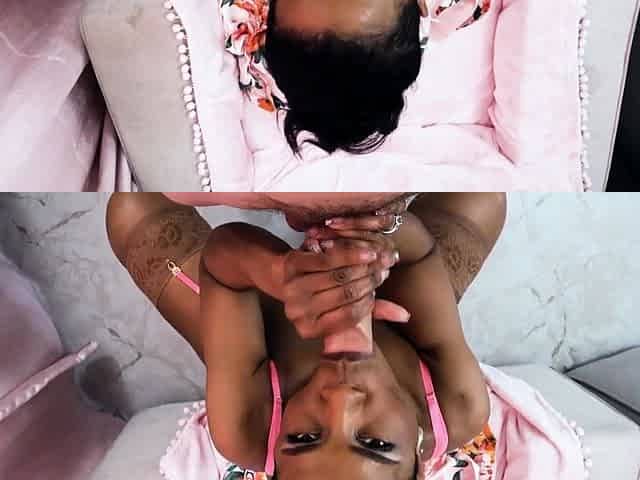 Raven Swallowz - Black Gilf Lets Young Guy Savor Her Sweet