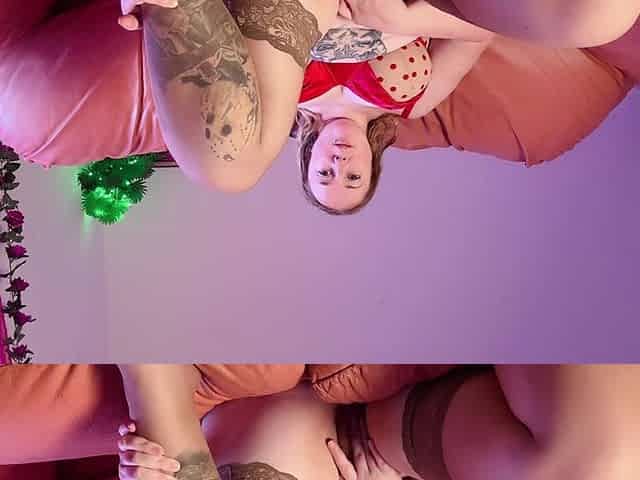Play with My Pussy, Wearing Sexy Bra and Stockings