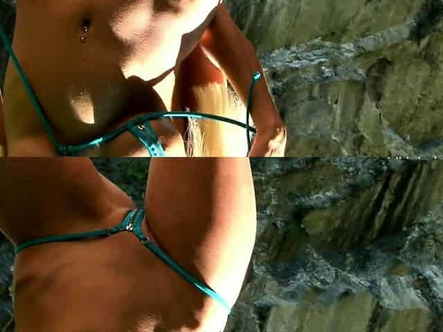 Amateur blonde teen casi james outdoor hardcore pounding