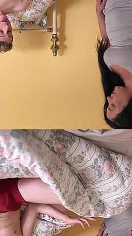 AuntJudysXXX - Chubby Hairy MILF Stepmom Christina Scolds Her Messy Stepson