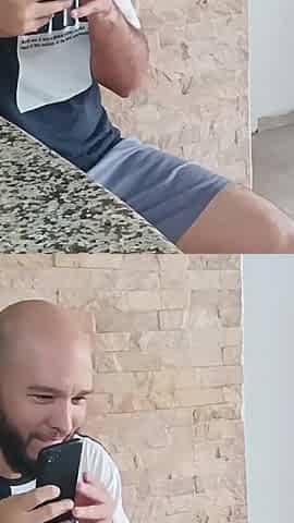 My Stepbrother Caught Me Masturbating in the Middle of a Video Call and Helps Me Finish.