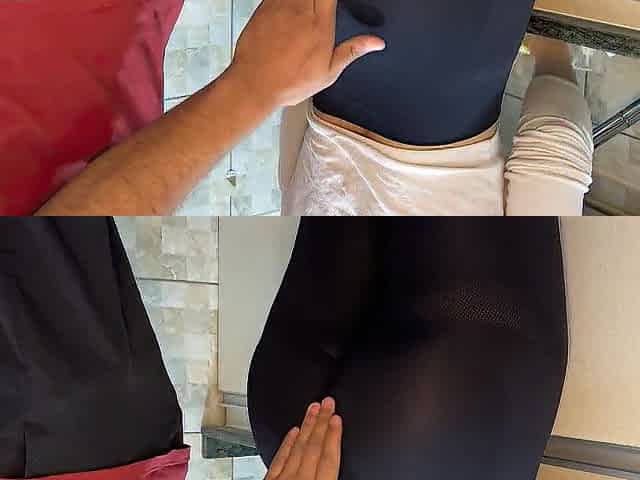 Cumming in my Maid's Butt with Gym Clothing whilst this babe was Washing Dishes (FREE USE)