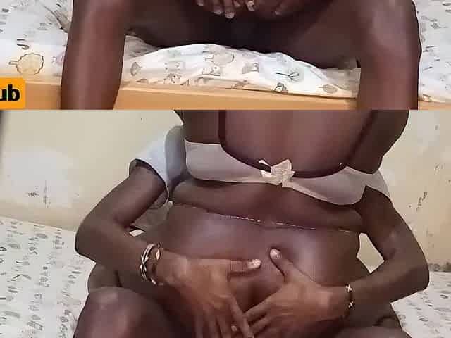 Large Bubble Booty Black Grinding On My BBC (Creampie)