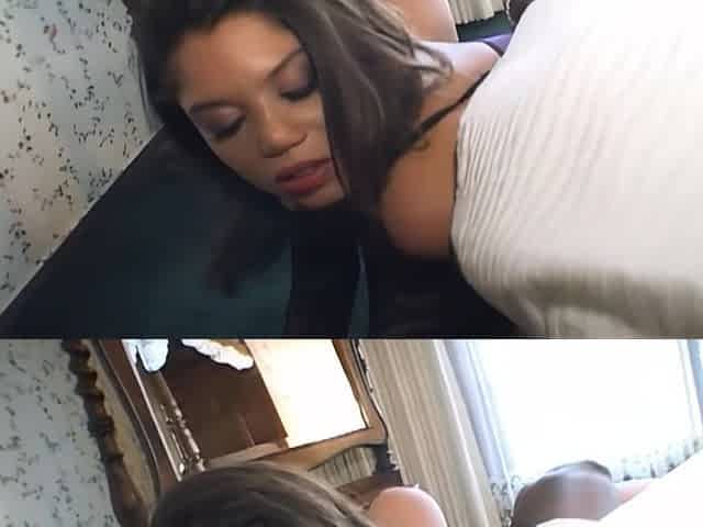 Lesbians Play with a Huge Black Cock