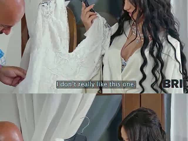 BRIDE4K. Bride cheated on her groom with a masculine wedding salon. Hawt sex with Kama Oxi