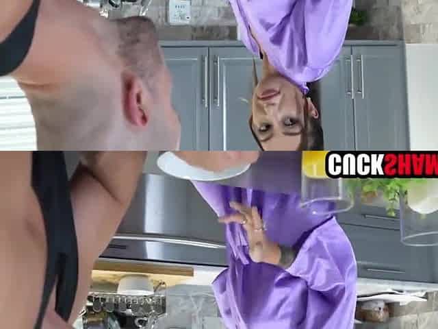 Cuckold hubby watching wife screwing