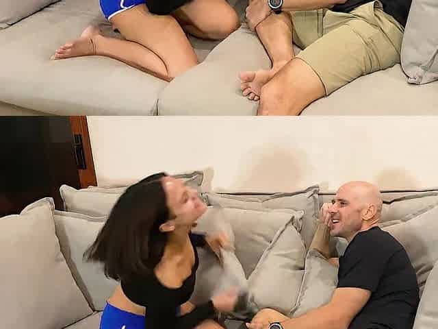 Johnny Sins - Truth or Dare Goes Likewise Far, Lustful Stepsis Entreats for My Knob