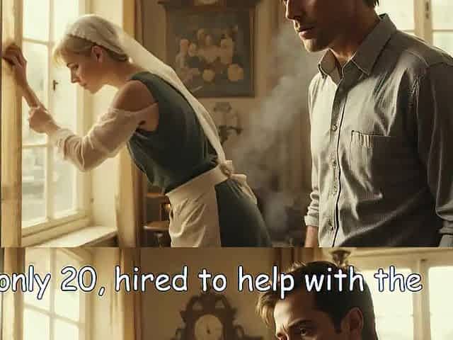 My Sexy twenty Year Old Golden-haired Maid - fifty Year Old Dude Screws The Maid