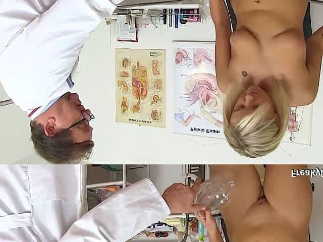 Hot Curvy Blonde Teen 18+ Linda Medical Gyno Exam