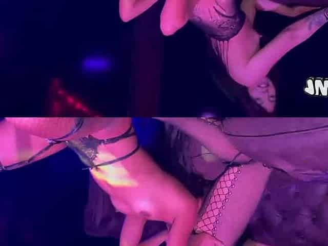 Amateur duo screws in a unclothe club during a dance - sensational HD porn!
