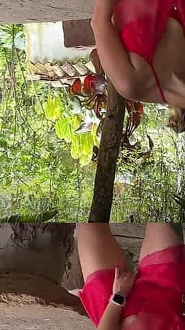 I Went Jogging with My Friend in the Woods and Ended up with My Cock in Her Mouth and Cumming on Her Tongue