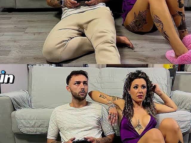 sorellastra si fa scopare dal fratellastro nerd dopo aver vinto alla playstation