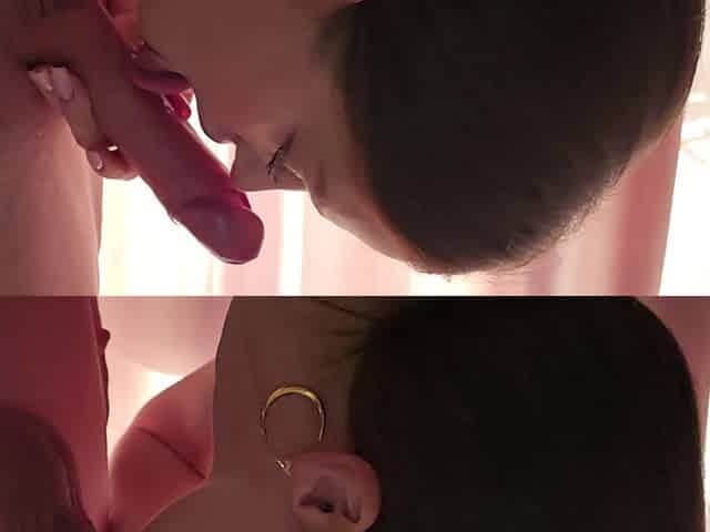 Gentle Deep Blowjob and Facial Cumshot.