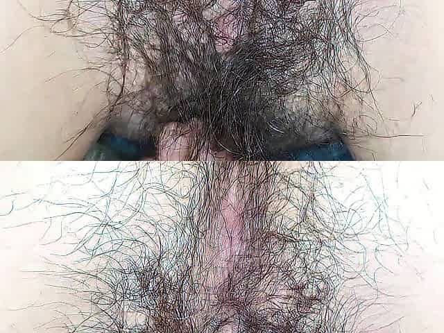 Rubbing the unshaved twat ASMR