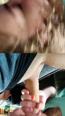 Amateur BJ Oral POV Blowjob Cumshot