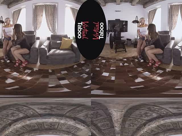 Jenifer Jane, Ria Sunn VR Porn: Mommy, Are You Sure It's A Dildo? - VirtualTaboo