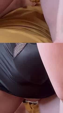 POV Close up Glass Butt Plug