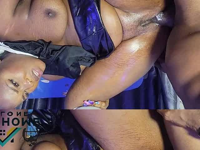 Alluring ebony beauty experiences big dick hardcore cumshot passion
