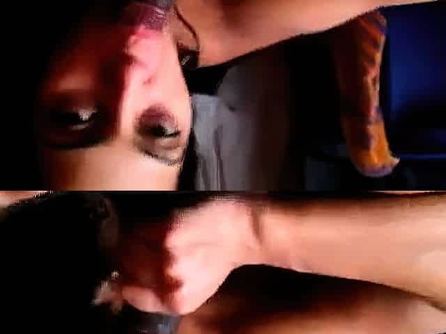 Indian GF Isha Gives a Steamy Blowjob